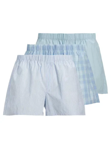 JACK & JONES Boxerky JACMILANO opálová / svetlomodrá biela
