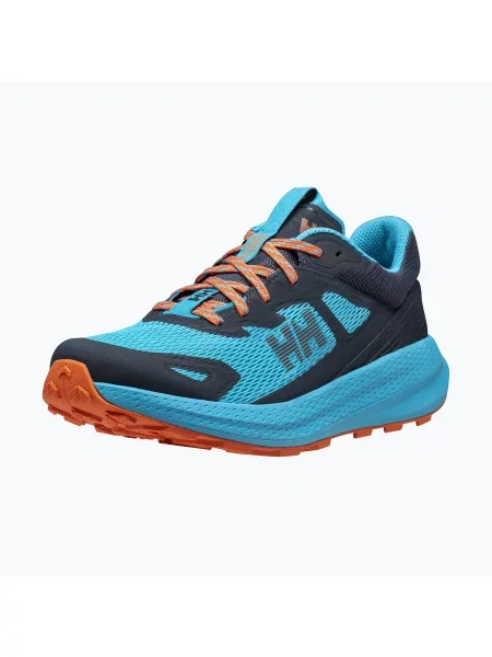 Buty do biegania Helly Hansen Skyhawk Tr cyan/bonfire niebieskie