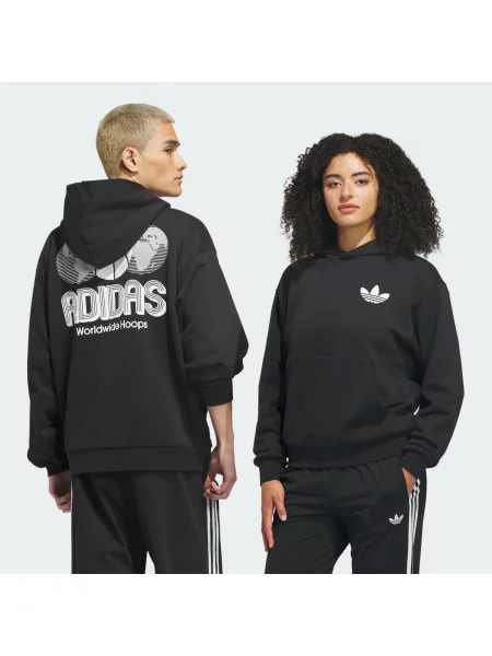 Adidas Originals bluza World Wide Hoops czarna