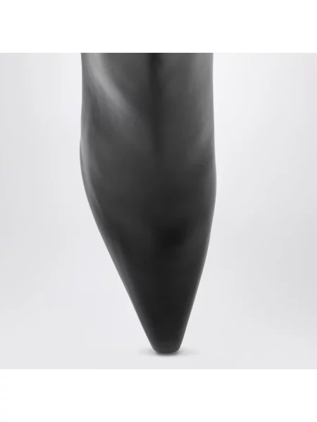 Buty do kostki Paris Texas skórzane czarne