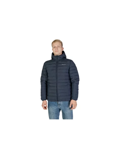 Kurtka bomber Aquascutum z kapturem niebieski