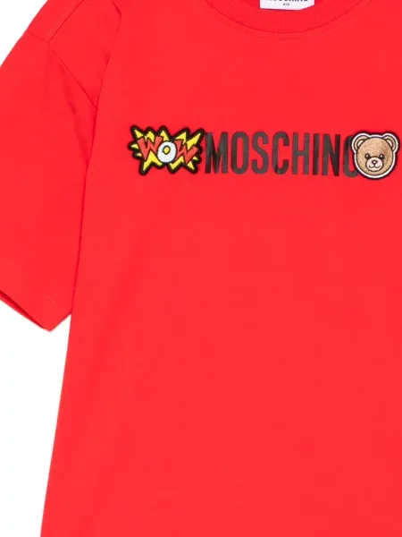 Koszulka dziecięca Moschino czerwona
