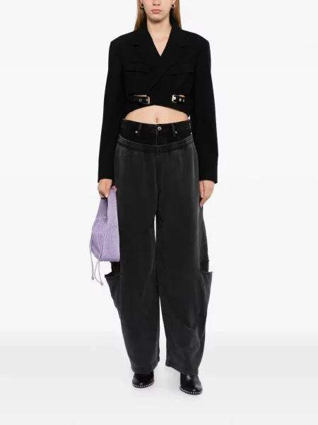 Pantaloni Alexander Wang negru