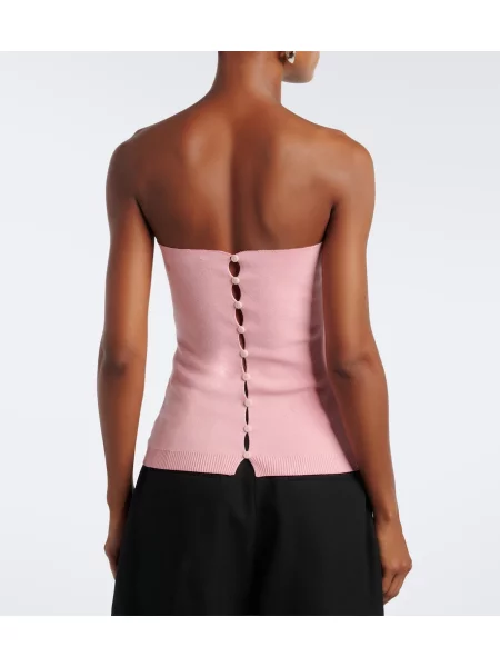 Top Jacquemus tricotate roz