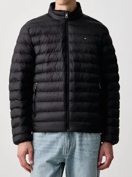 Tommy Hilfiger капитонирано яке мъжко черно