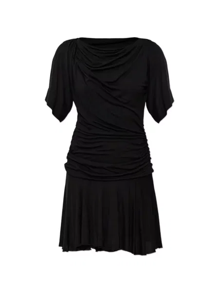 Rochie mini Marant Etoile cu volane negru
