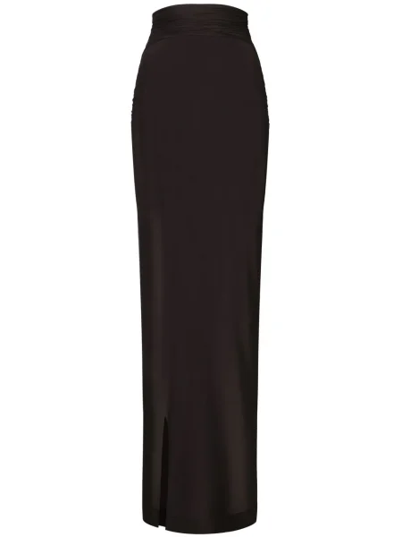Fustă Dolce & Gabbana transparente negru