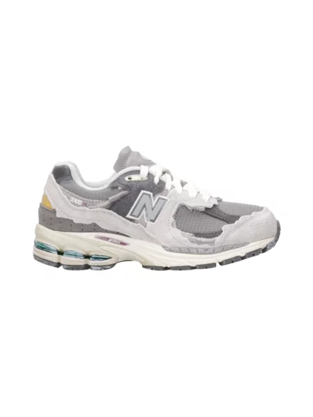 Sneakersy New Balance skórzane szare