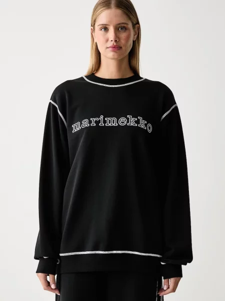 Marimekko hanorac oversized pentru femei din negru