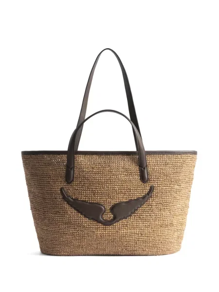 Shopper torbica Zadig&voltaire smeđa