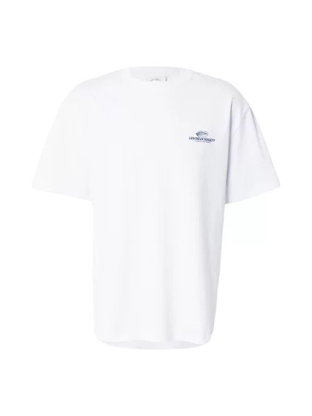 Les Deux Tricou Exhibition opal alb