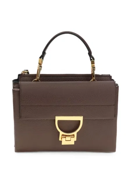 Geantă shopper Coccinelle din piele maro