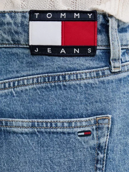 Tommy Jeans дънки wide leg дамски синьо