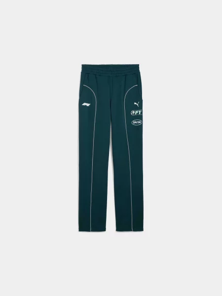 Штани спортивні PUMA F1 Sweatpants Relaxed комбінований верх зелений