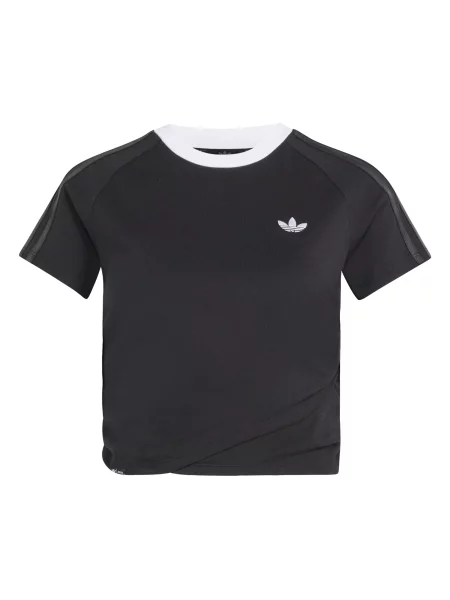 ADIDAS ORIGINALS Majica Adiluna Season 2 X Jennie / bijela crna