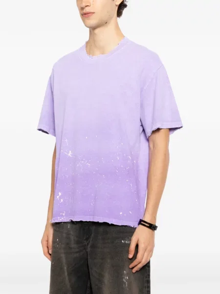 Tricou Pale Cloud cu imagine violet