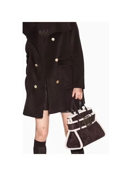 Kabelka Armani Exchange hnedá