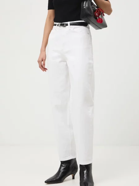 Medicine jeansy mom fit białe