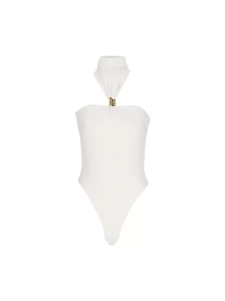 Top Elisabetta Franchi alb
