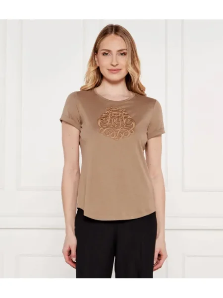 LAUREN RALPH LAUREN Tricou PIMA | Relaxed fit bej