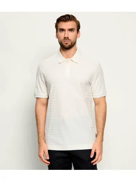 Tricou polo Boss Black negru