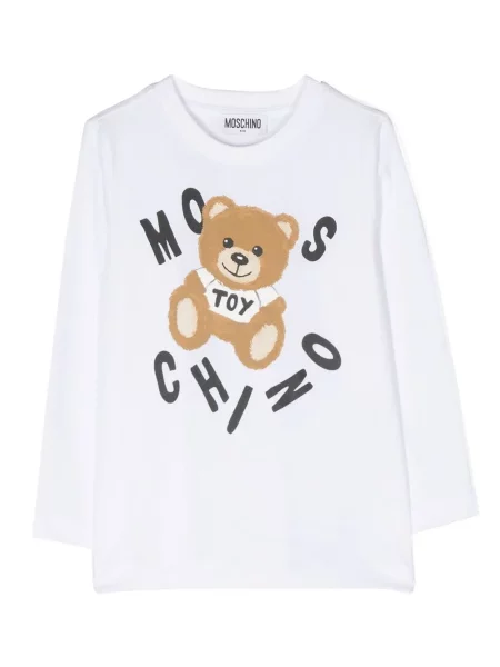 Koszulka dziecięca Moschino biała