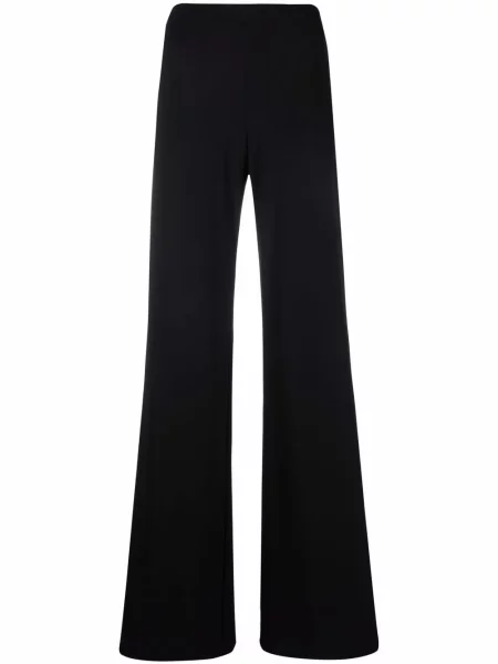 Pantaloni Alberta Ferretti evazate negru