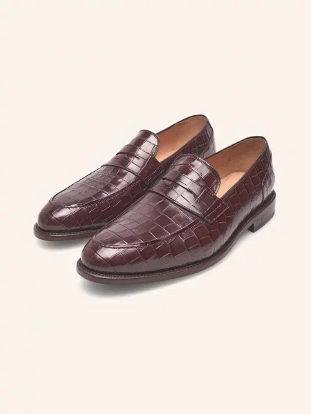 Henry Stevens Loafersy Marshall Pl braun