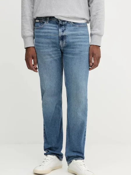 Дънки Calvin Klein Jeans мъжки синьо