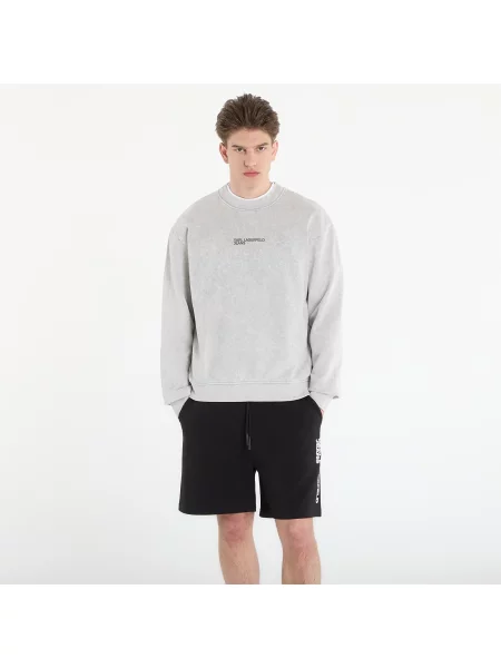Суитшърт Karl Lagerfeld Jeans Reg Washed Sweat Micro Chip XL