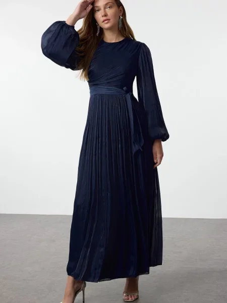 Rochie de seară Trendyol albastru