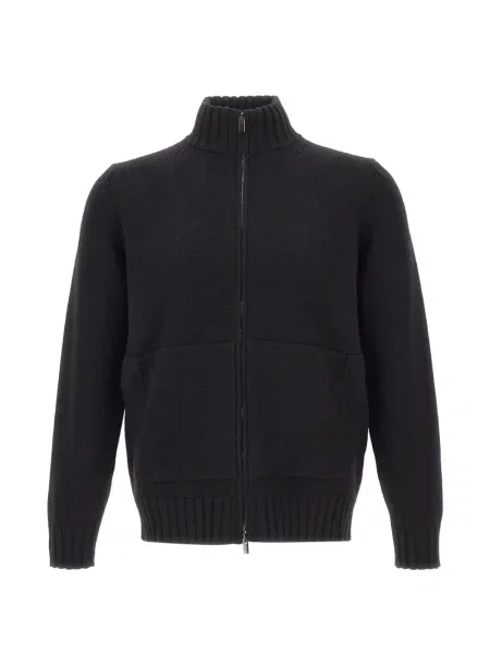 Cardigan Filippo De Laurentiis de lână negru
