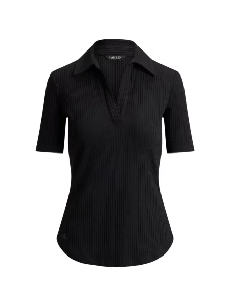 Πλεκτή μπλούζα Lauren Ralph Lauren μαύρο