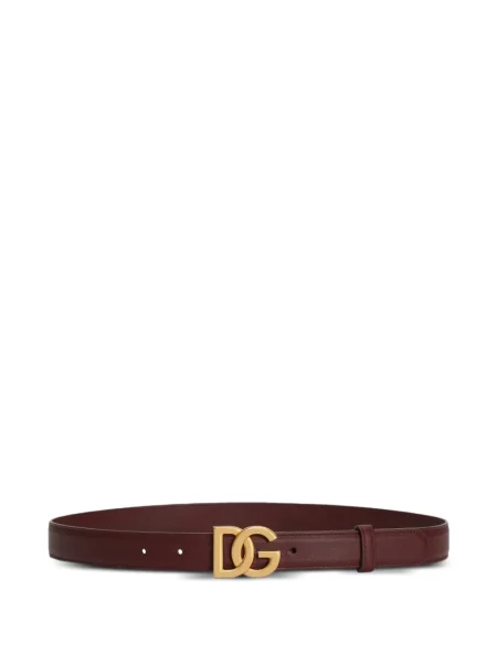 Curea Dolce & Gabbana din piele roșu