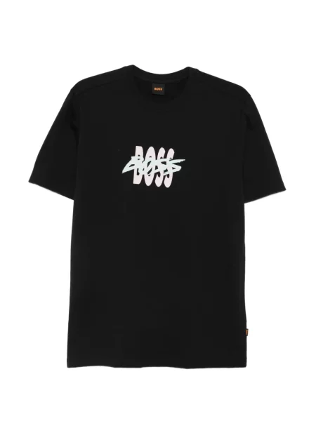 Tricou Boss cu imagine negru