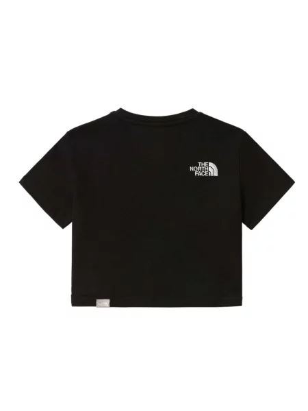 Тениска The North Face W Crop Tee Black XS черно