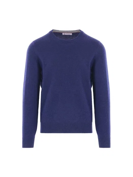 Sweter Brunello Cucinelli niebieski