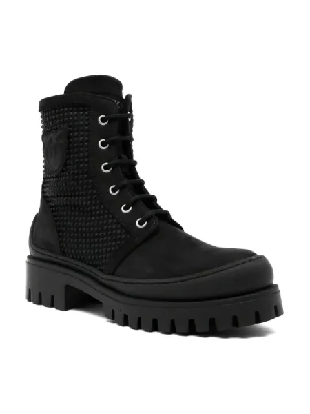 Pinko De piele botine SALVIA negru