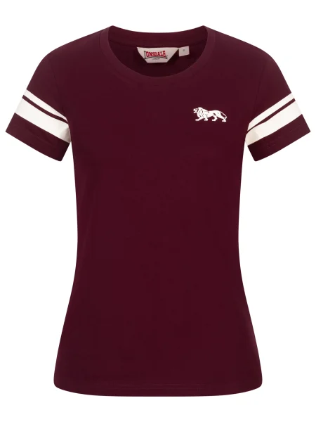LONSDALE Tricou Corton roșu vin alb
