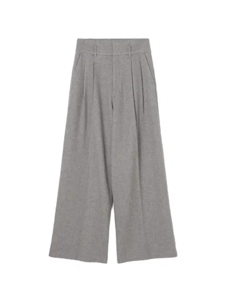 Cu centură pantaloni James Perse gri