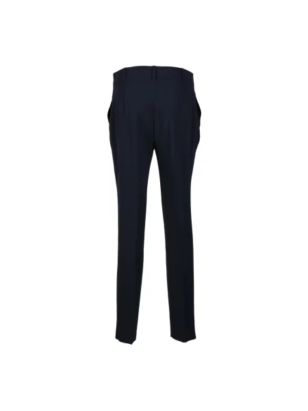 Spodnie Max Mara Studio biznesowe niebieskie