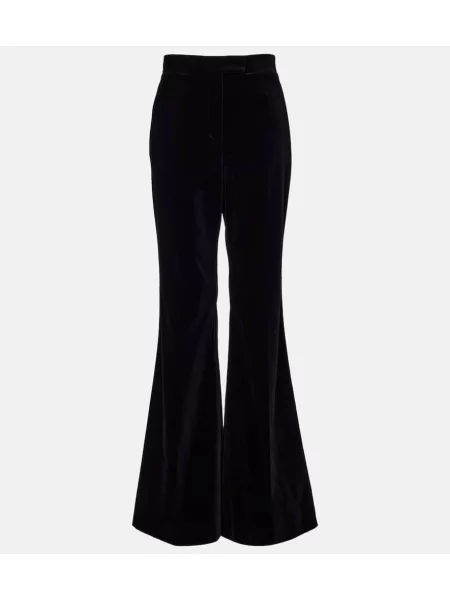 Pantaloni Valentino de catifea negru