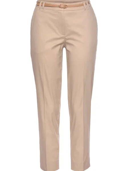VIVANCE Chino kalhoty písková