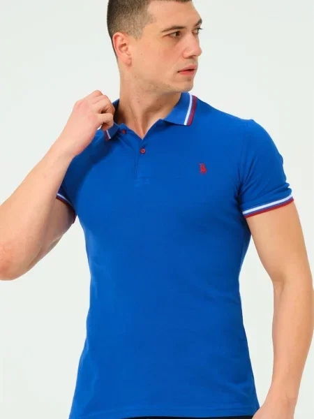 Tricou polo Dewberry albastru