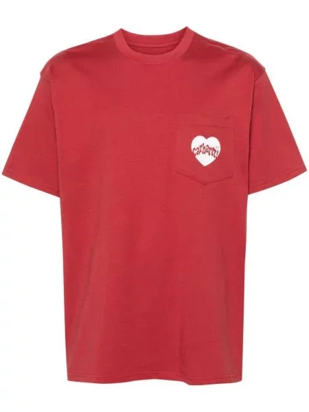 Μπλούζα Carhartt Wip με σχέδιο κόκκινο