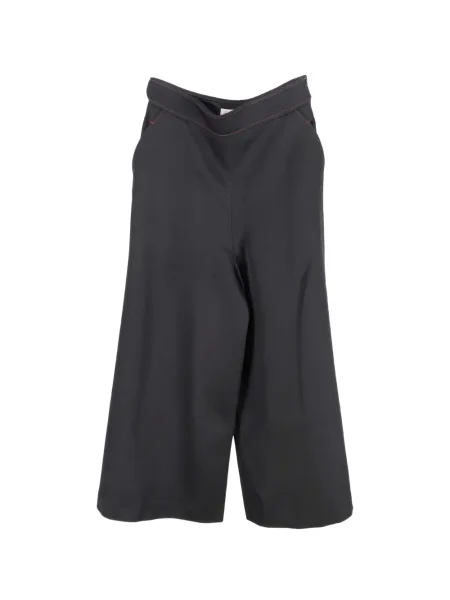 Pantaloni Temperley London cu talie înaltă negru