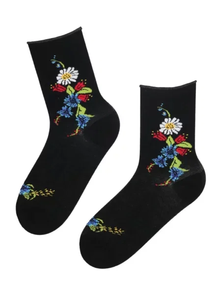 Sokisahtel Ponožky SIRJE cotton socks zmiešané farby