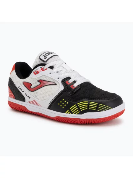 Încălțăminte de fotbal pentru copii Joma Sala Max Jr IN white/black alb