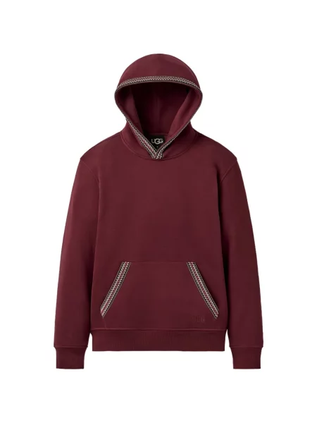 Bluza z kapturem Ugg czerwona