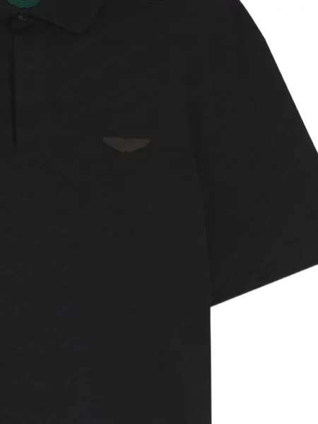 Polokošeľa Boss čierna
